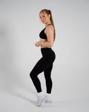 Vortex Bra in Black – Alphalete women's sports bra, view 6