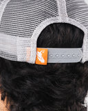 Core Trucker Hat in Chrome – unisex trucker hat, view 3