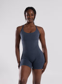 Pump Bodysuit - Dusty Navy