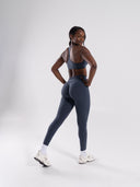Pump High Rise Legging - Dusty Navy