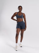 Pump High Rise Short - Dusty Navy