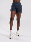 Pump High Rise Short - Dusty Navy
