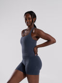 Mirror Tank - Dusty Navy
