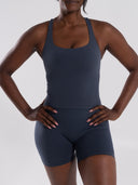 Mirror Tank - Dusty Navy