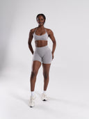 Pump High Rise Short - LT Heather