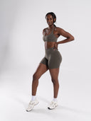 Pump High Rise Short - Khaki