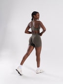 Pump High Rise Short - Khaki
