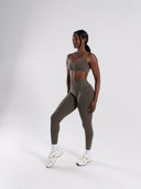 Pump High Rise Legging - Khaki