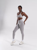 Pump High Rise Legging - LT Heather