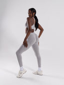 Pump High Rise Legging - LT Heather