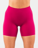 Everyday Core Mid Rise Biker Short - Berry