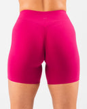 Everyday Core Mid Rise Biker Short - Berry