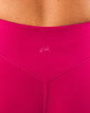 Everyday Core Mid Rise Biker Short - Berry