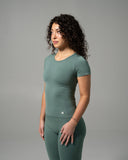 Glass Tee - Juniper Green
