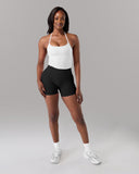 Halter Push Tank - White