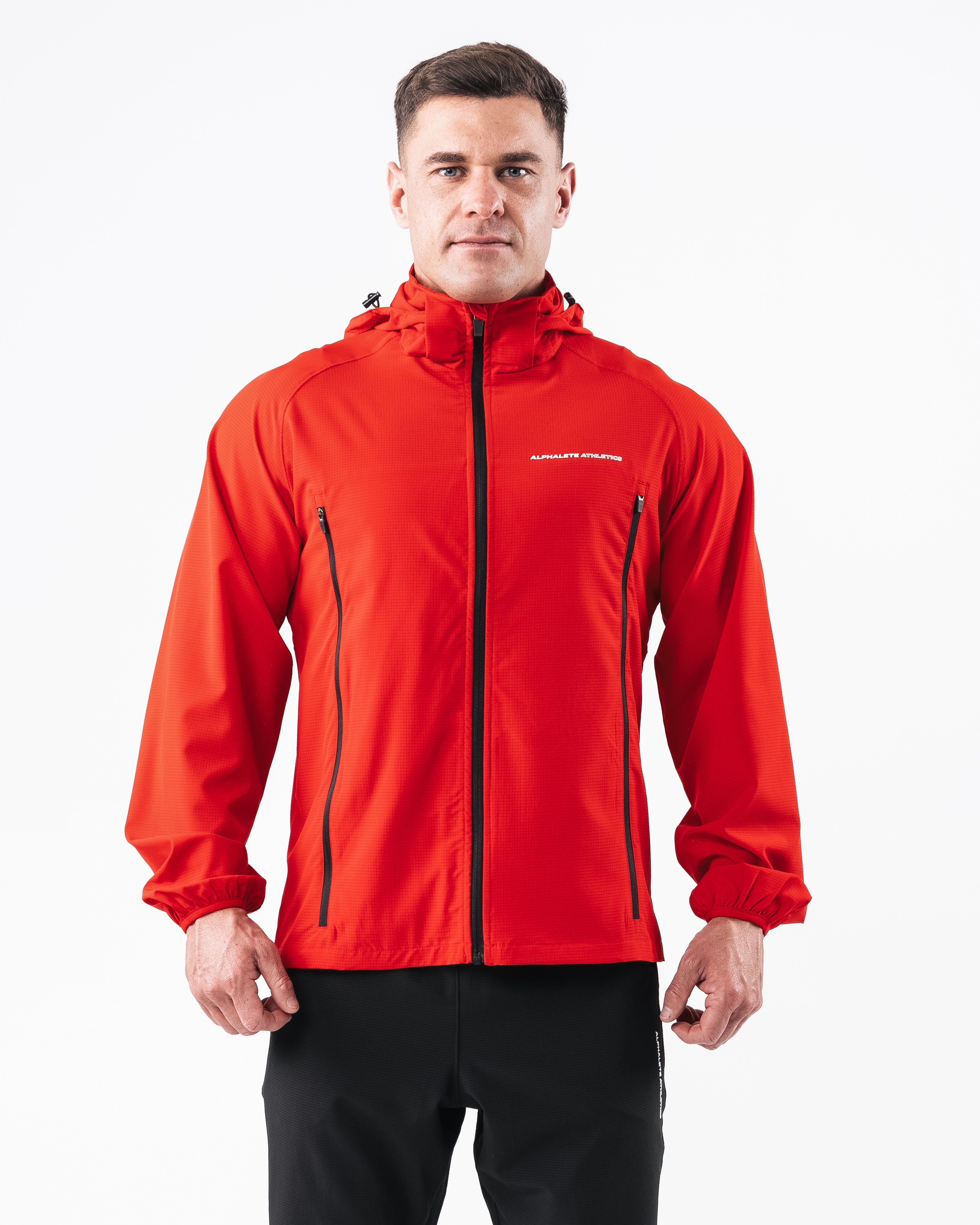 Infinity Tech Jacket - Formula Red | Men Workout Clothes