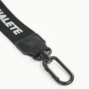 Alpha Key Chain in Black – unisex key tag, view 3