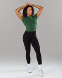 Icon Baby Tee - Court Green
