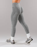 Pump Mid Rise Legging - Heather Grey