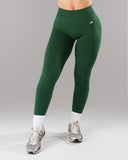 Pump Mid Rise Legging - Court Green
