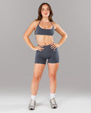 Pump Mid Rise Short - Dusty Navy