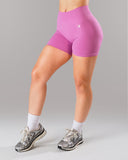 Pump Mid Rise Short - Orchid w/ Logo