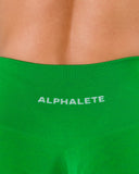 Pump Mid Rise Short - Emerald Green