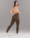 Pump Mid Rise Legging - Espresso