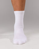 Elite "A" Sock 3pk - White