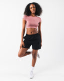 LDB Crop Tee - Desert Pink