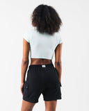 LDB Crop Tee - Sky