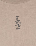 LDB Oversized Crop Tee - Dune