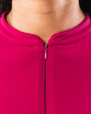 KDM LS Zip Bra - Berry