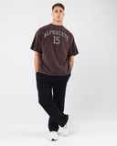 League Box Tee - Deep Mauve