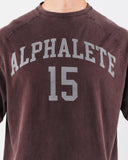 League Box Tee - Deep Mauve