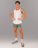 Dynamic Panel Short - Muted Sky