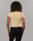 Varsity Baby Tee - Sahara