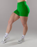 Pump Mid Rise Short - Emerald Green w/ Logo