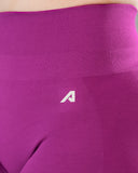 Pump Mid Rise Short - Acai Berry