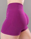 Pump Mid Rise Short - Acai Berry