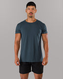 Rolled Muscle Tee - Navy