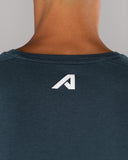 Rolled Muscle Tee - Navy