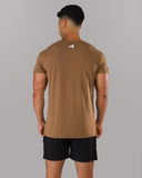 Rolled Muscle Tee - Brown