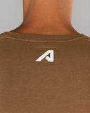 Rolled Muscle Tee - Brown