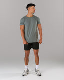 Rolled Muscle Tee - Grey