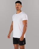 Rolled Muscle Tee - White