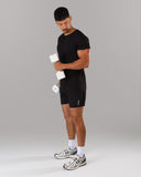 Rolled Muscle Tee - Black