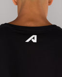 Rolled Muscle Tee - Black