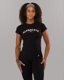 Varsity Baby Tee - Black
