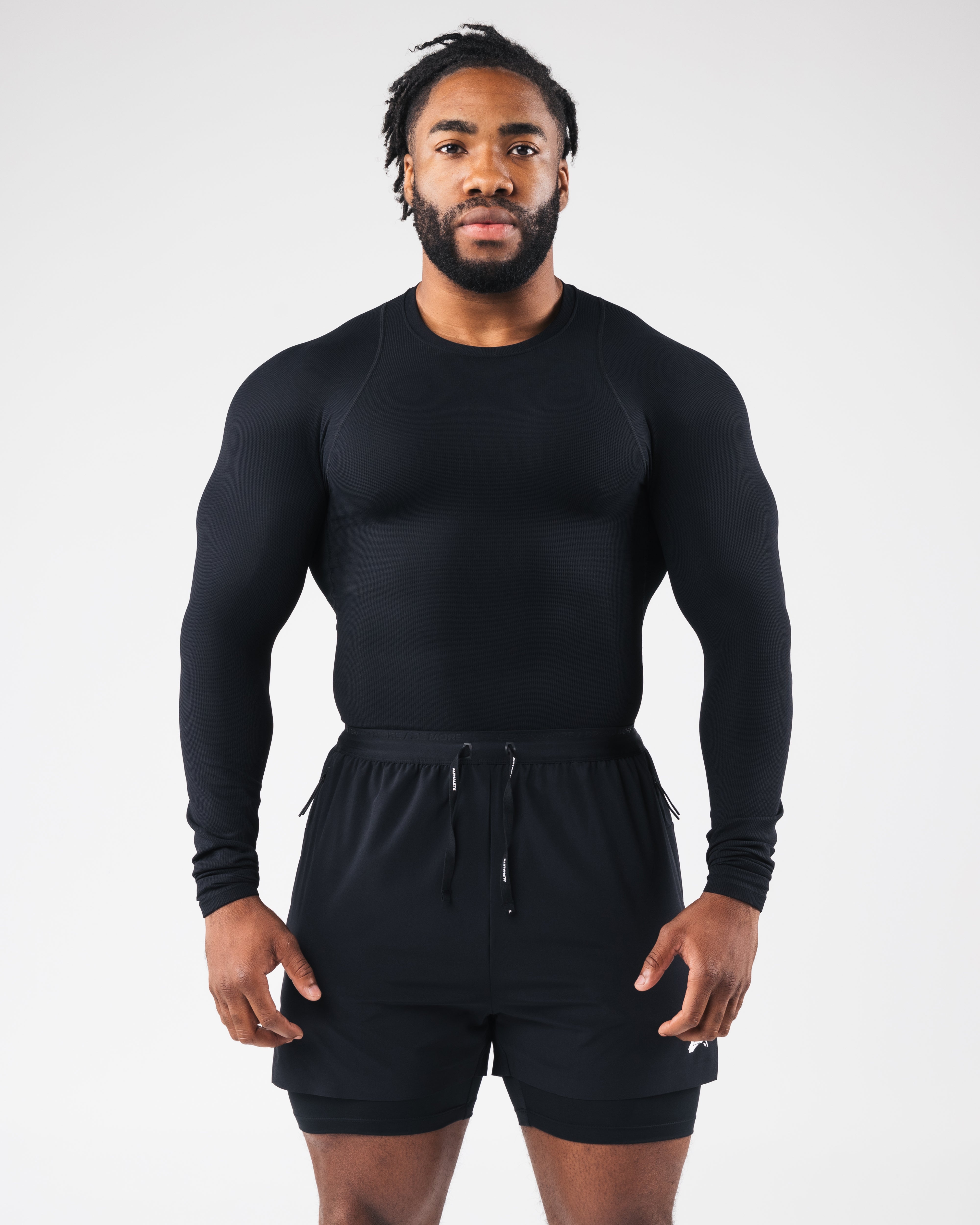 Power Long Sleeve - Black – Alphalete Athletics CA